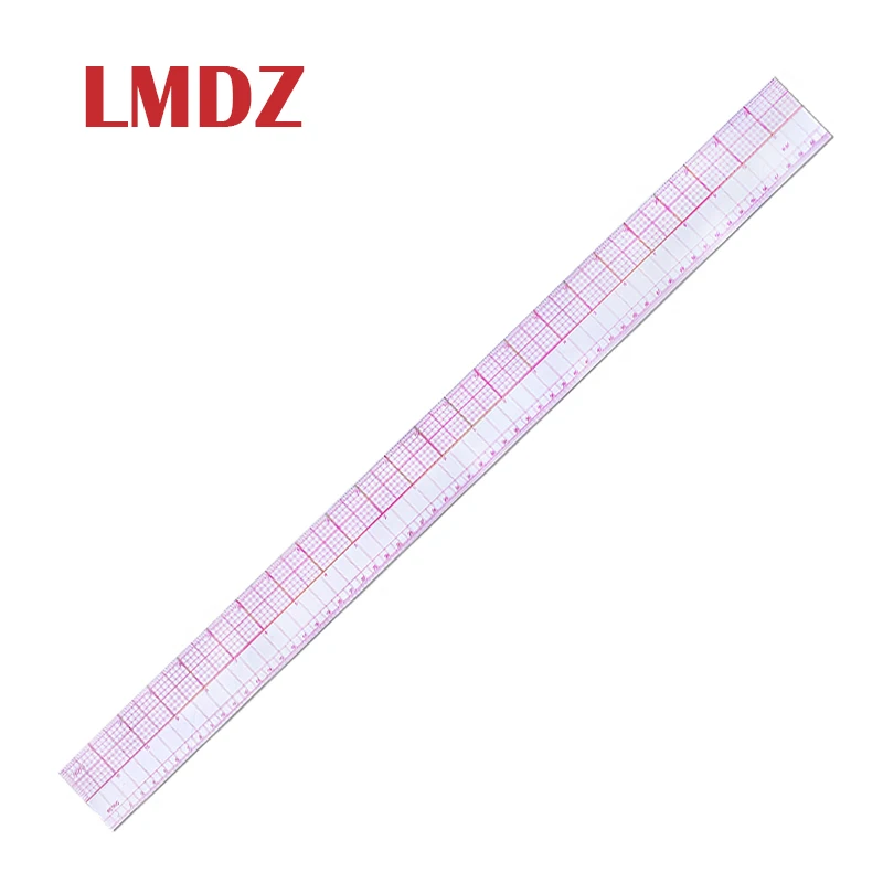 LMDZ Tailor Multi-function Grading Ruler Double Side Metric Straight Ruler Sewing Craft Tool Plastic Transparent Ruler 60cm 24in
LMDZ Tailor Multi-function Grading Ruler Double Side Metric Straight Ruler Sewing Craft Tool Plastic Transparent Ruler 60cm 24in