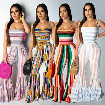 New Women Ladies Fashion Casual Summer Jumpsuit Wide Leg Sleeveless Striped Beach Long Jumpsuit Sun Beachwear
New Women Ladies Fashion Casual Summer Jumpsuit Wide Leg Sleeveless Striped Beach Long Jumpsuit Sun Beachwear