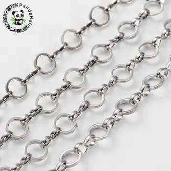 brass handmade chains mother-son chains, nickel free, Metal color, mother link: 6mm in diameter, 1mm thick; son link: 1mm wide,
brass handmade chains mother-son chains, nickel free, Metal color, mother link: 6mm in diameter, 1mm thick; son link: 1mm wide,