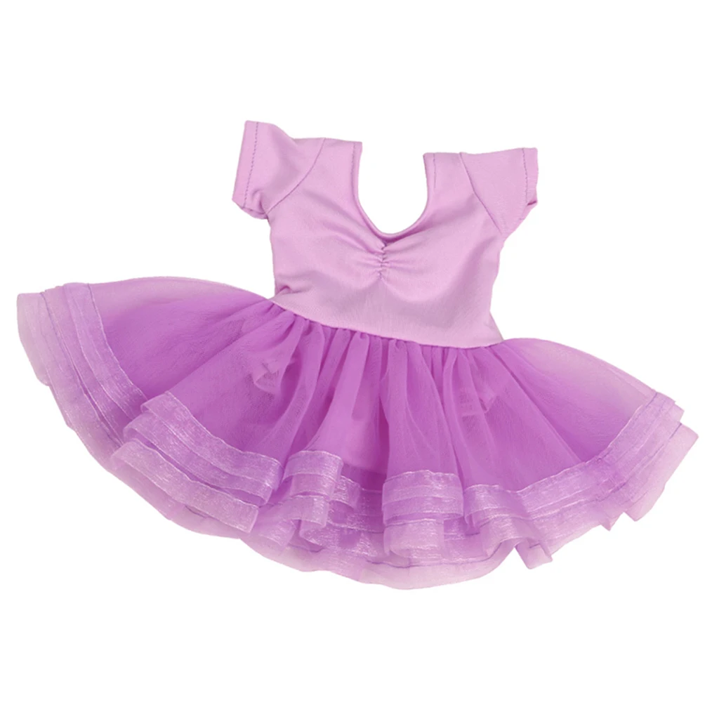 Fashion Doll Clothes Lace Ballet Dress Outfit for 18 Inch Dolls Clothing Dress Up (Pink, Green, Purple) Fashion Doll Clothes Lace Ballet Dress Outfit for 18 Inch Dolls Clothing Dress Up (Pink, Green, Purple)