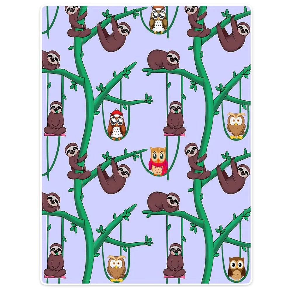 HommomH Blanket Throw Comfort Warm Soft Plush Throw For Sofa Cute Sloth Owl Tree Trunk Rattan Purple Funny Green
HommomH Blanket Throw Comfort Warm Soft Plush Throw For Sofa Cute Sloth Owl Tree Trunk Rattan Purple Funny Green