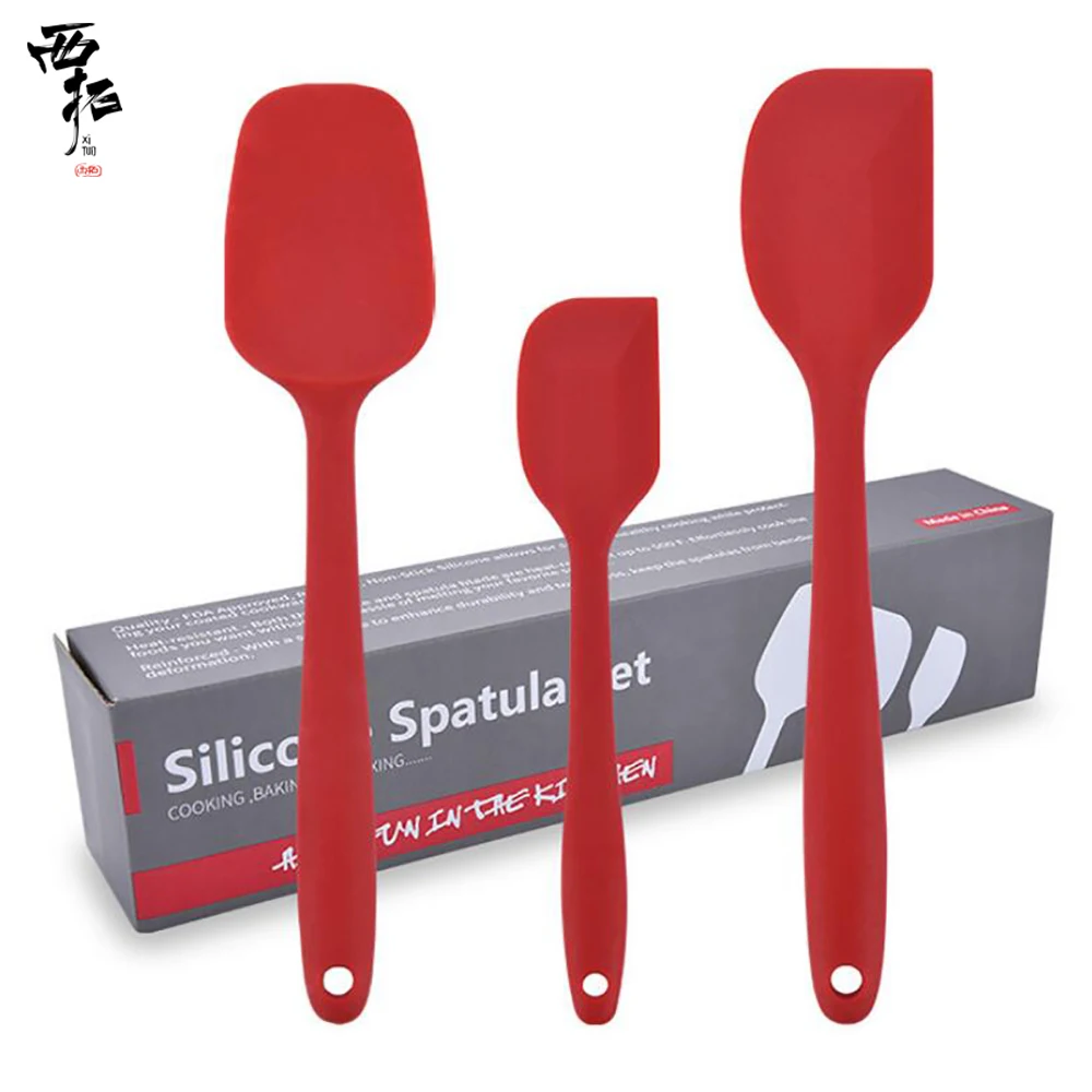 XITUO Silicone Scraper 3 PCS Baking Tool Core No Scratch Heat Resistant Silicone Scraper Baking Kitchen Gadgets Cooking Tools
XITUO Silicone Scraper 3 PCS Baking Tool Core No Scratch Heat Resistant Silicone Scraper Baking Kitchen Gadgets Cooking Tools