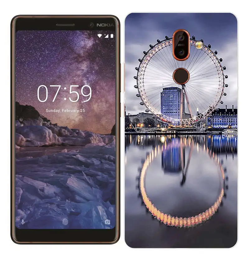 Arvin Case for Nokia 7 Plus Silicon Cover For Nokia 2.1 3.1 5.1 6.1 Transparent Fundas for Nokia X6 Soft TPU Nokia 3 5 6 7 8 Bag (2)