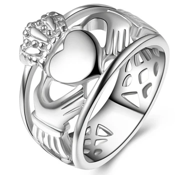 Size 7-14 Stainless Steel Irish Heat Claddagh Ring Wedding Engagement Cocktail Party Anniversary Birthday Gifts
Size 7-14 Stainless Steel Irish Heat Claddagh Ring Wedding Engagement Cocktail Party Anniversary Birthday Gifts