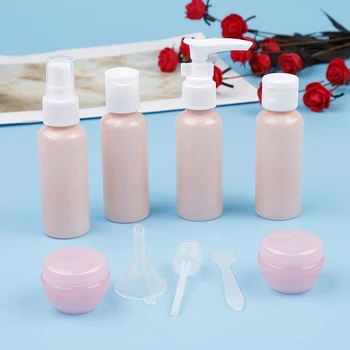 9Pcs 50ml Refillable Travel Bottles Set Plastic Pressing Spray Bottle Package Cosmetics Bottles Makeup Tools Kit
9Pcs 50ml Refillable Travel Bottles Set Plastic Pressing Spray Bottle Package Cosmetics Bottles Makeup Tools Kit