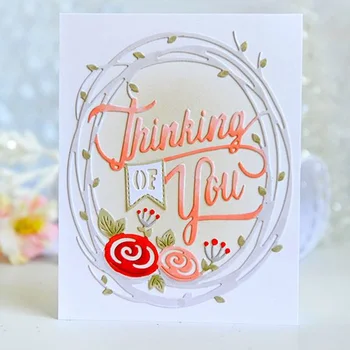 Wreath thank of you Metal Cutting Dies Stencil Scrapbooking Photo Album Card Paper Embossing Craft DIY
Wreath thank of you Metal Cutting Dies Stencil Scrapbooking Photo Album Card Paper Embossing Craft DIY