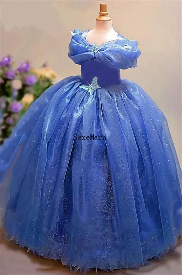 Cinderella Little Girls Pageant Dresses Butterfly Appliqued Floor-Length Sequined Flower Girl Dress Pleated Kid Birthday Gown
Cinderella Little Girls Pageant Dresses Butterfly Appliqued Floor-Length Sequined Flower Girl Dress Pleated Kid Birthday Gown