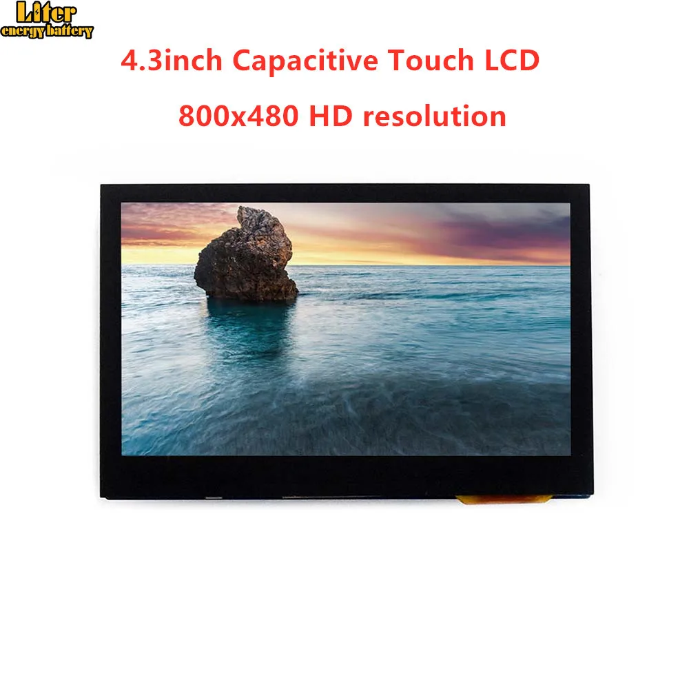 Waveshare 4.3inch Capacitive multicolor graphic Touch IPS LCD display ,4.3inch diagonal, 800x480 pixels,Touch Controller GT911
Waveshare 4.3inch Capacitive multicolor graphic Touch IPS LCD display ,4.3inch diagonal, 800x480 pixels,Touch Controller GT911