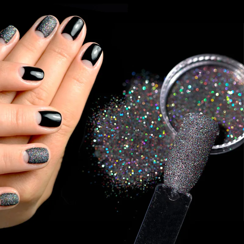 Ultra-thin Black Laser Shining Powder Glitter Dust For Nail Art Tools Nail Bright Chrome Pigment Powder Nail Art Decoration 4439
Ultra-thin Black Laser Shining Powder Glitter Dust For Nail Art Tools Nail Bright Chrome Pigment Powder Nail Art Decoration 4439