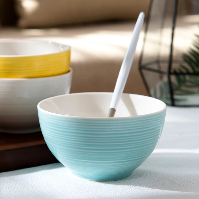 SPSCO European Cuisine Colorful Ceramic Western Thread Rice Fruit Bowl Home Western Style Dessert Salad Side Bowl 4pcs per set
SPSCO European Cuisine Colorful Ceramic Western Thread Rice Fruit Bowl Home Western Style Dessert Salad Side Bowl 4pcs per set