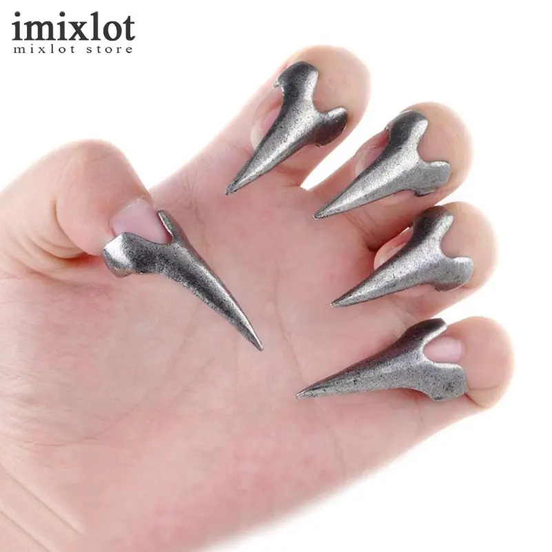Imixlot 10pcs/lot Creative Women Fashion Talon Nail Rings Masquerade Props False Claw Paw Finger Ring for | Украшения и
