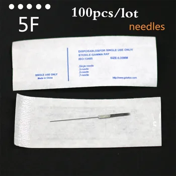 5F *100PCS Professional Permanent Makeup Eyebrow Machine Disposable Needles For Tattoo 2011 Machines 0.35X45mm
5F *100PCS Professional Permanent Makeup Eyebrow Machine Disposable Needles For Tattoo 2011 Machines 0.35X45mm