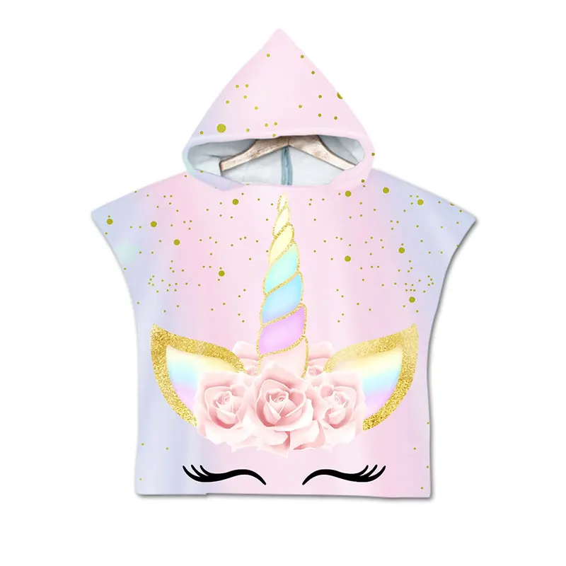 Novelty Cute Swan Unicorn Rainbow Wearable Towel Flower Print Microfiber Baby Kids Hooded Swim Bath Shower Towel Poncho Cape
Novelty Cute Swan Unicorn Rainbow Wearable Towel Flower Print Microfiber Baby Kids Hooded Swim Bath Shower Towel Poncho Cape