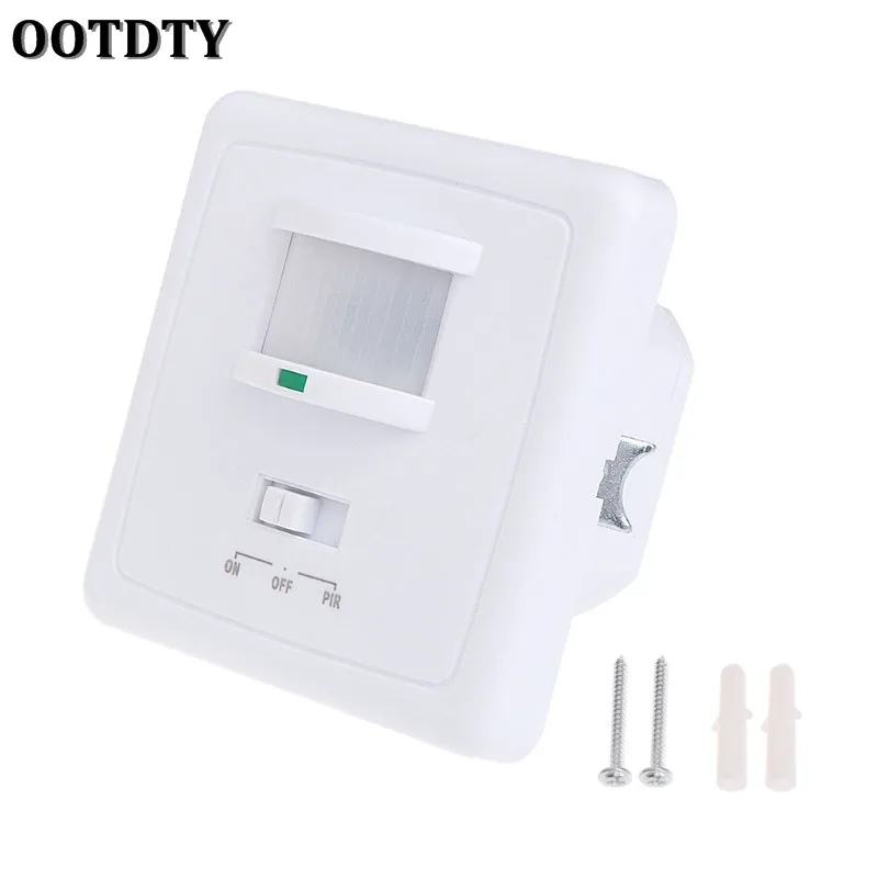 OOTDTY 220-240V AC Wall Mounted 9m Automatic PIR Infrared LED Motion Sensor Switch
OOTDTY 220-240V AC Wall Mounted 9m Automatic PIR Infrared LED Motion Sensor Switch