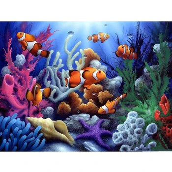 DIY Diamond Painting Handmade Ocean Fish Cross Stitch Picture 5d Embroidery Mosaic Full Square Wall Sticker Home Decor Art
DIY Diamond Painting Handmade Ocean Fish Cross Stitch Picture 5d Embroidery Mosaic Full Square Wall Sticker Home Decor Art