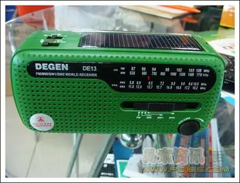 Wholesale - DEGEN DE13 FM AM SW Crank Dynamo Solar Emergency Radio World Receiver 
Wholesale - DEGEN DE13 FM AM SW Crank Dynamo Solar Emergency Radio World Receiver