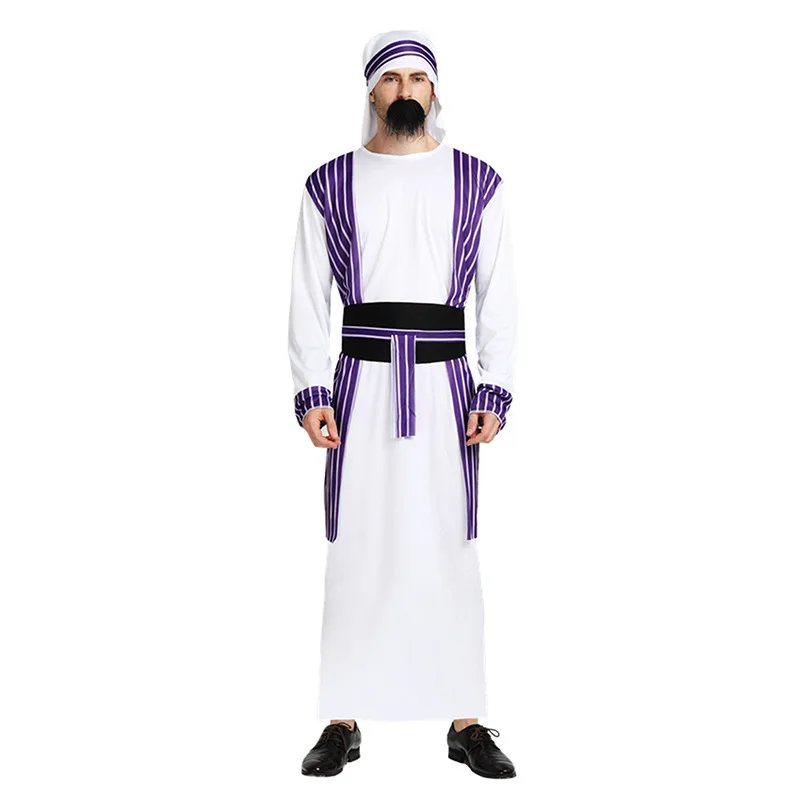 New Male Adult Arab Costume Arab Men's Budget Costume Halloween Carnival Costume Sheik Costume Male Fancy Dress Role-Play Outfit
New Male Adult Arab Costume Arab Men's Budget Costume Halloween Carnival Costume Sheik Costume Male Fancy Dress Role-Play Outfit