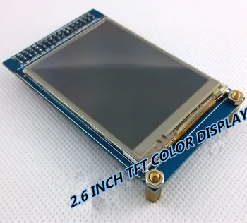 2.6 inch LCD module with touch panel color display S6D0128 driver 34pin TFT 320*240 screen
2.6 inch LCD module with touch panel color display S6D0128 driver 34pin TFT 320*240 screen