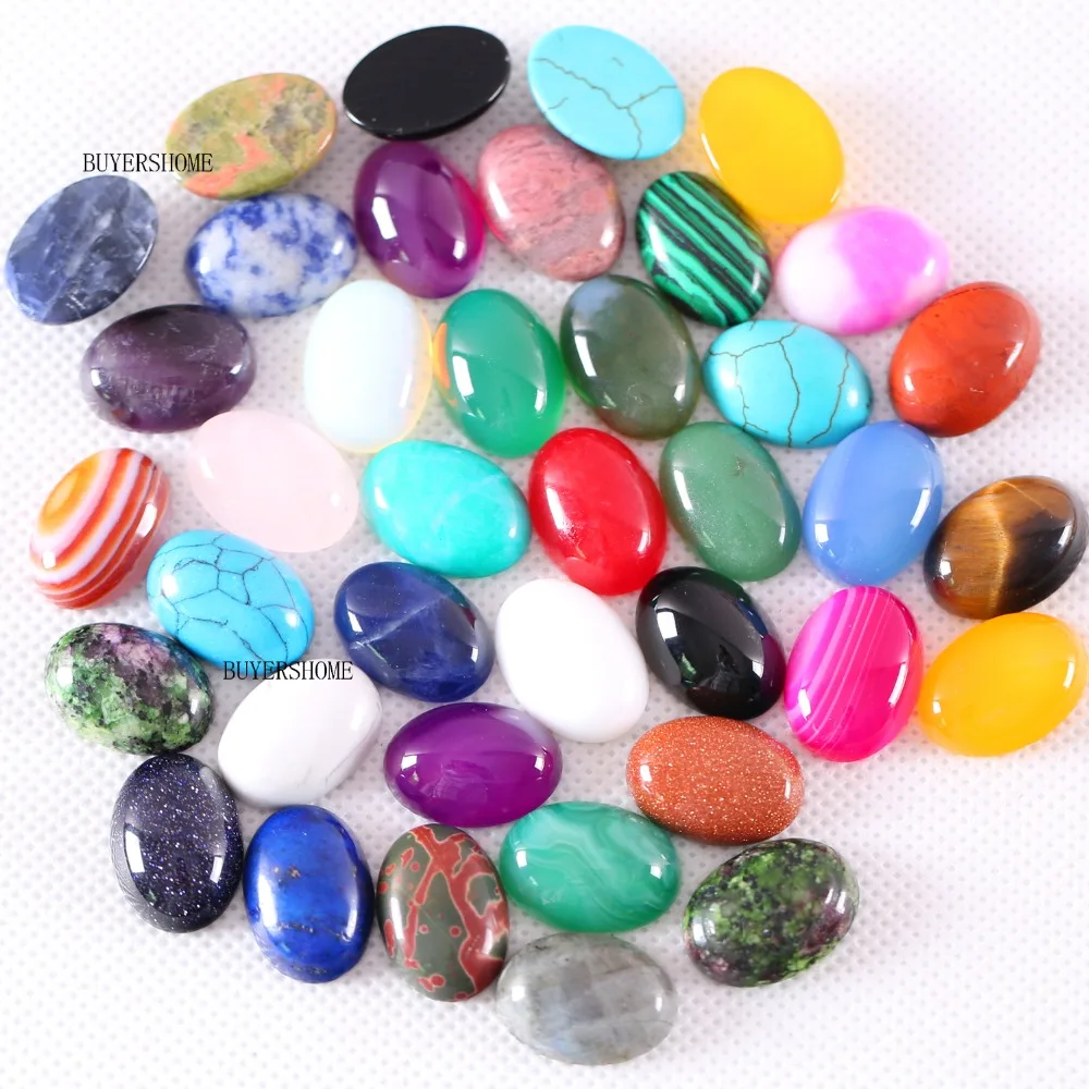 Oval 13x18MM Natural Lapis Onyx Opal Amazonite Zoisite Crystal CAB Cabochon For Making Neckalce Pendant Earrings 10Pcs
Oval 13x18MM Natural Lapis Onyx Opal Amazonite Zoisite Crystal CAB Cabochon For Making Neckalce Pendant Earrings 10Pcs