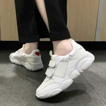 New Women Shoes Vulcanize Breathable Sneakers Femme Brand Shoes Atform Wedge Lace-Up White Breathable Flat Shoes Sneakers Women
New Women Shoes Vulcanize Breathable Sneakers Femme Brand Shoes Atform Wedge Lace-Up White Breathable Flat Shoes Sneakers Women
