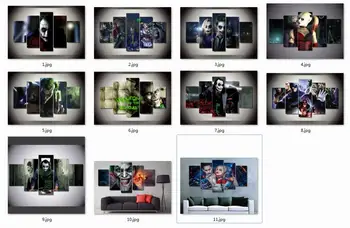 Multiple choices 5 Pieces Joker And Harley Quinn Picture Painting By Numbers Wall Art Room Decor Canvas g010814
Multiple choices 5 Pieces Joker And Harley Quinn Picture Painting By Numbers Wall Art Room Decor Canvas g010814