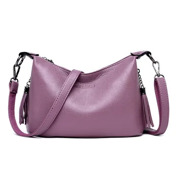 Casual Women Leather Handbags Fashion Women Shoulder Bags Luxury Lady Messenger Bags Female Tassel Totes Small Bags High Quality
Casual Women Leather Handbags Fashion Women Shoulder Bags Luxury Lady Messenger Bags Female Tassel Totes Small Bags High Quality