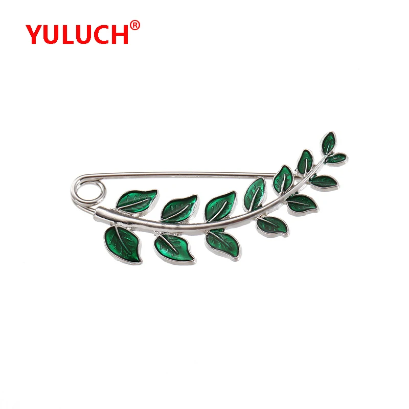 YULUCH 2018 Simple fresh zinc alloy leaf brooch jewelry fashion beautiful woman birthday party gifts