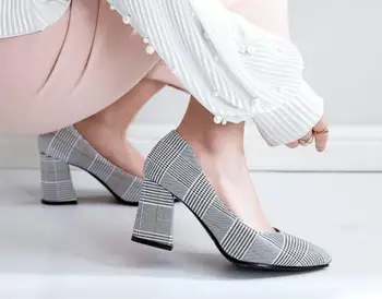 Nice Spring Elegant Zapatos Mujer Ladies Pumps Party Women Wedding Shoes Woman Chunky High Heels Zapatos Mujer G61566
Nice Spring Elegant Zapatos Mujer Ladies Pumps Party Women Wedding Shoes Woman Chunky High Heels Zapatos Mujer G61566