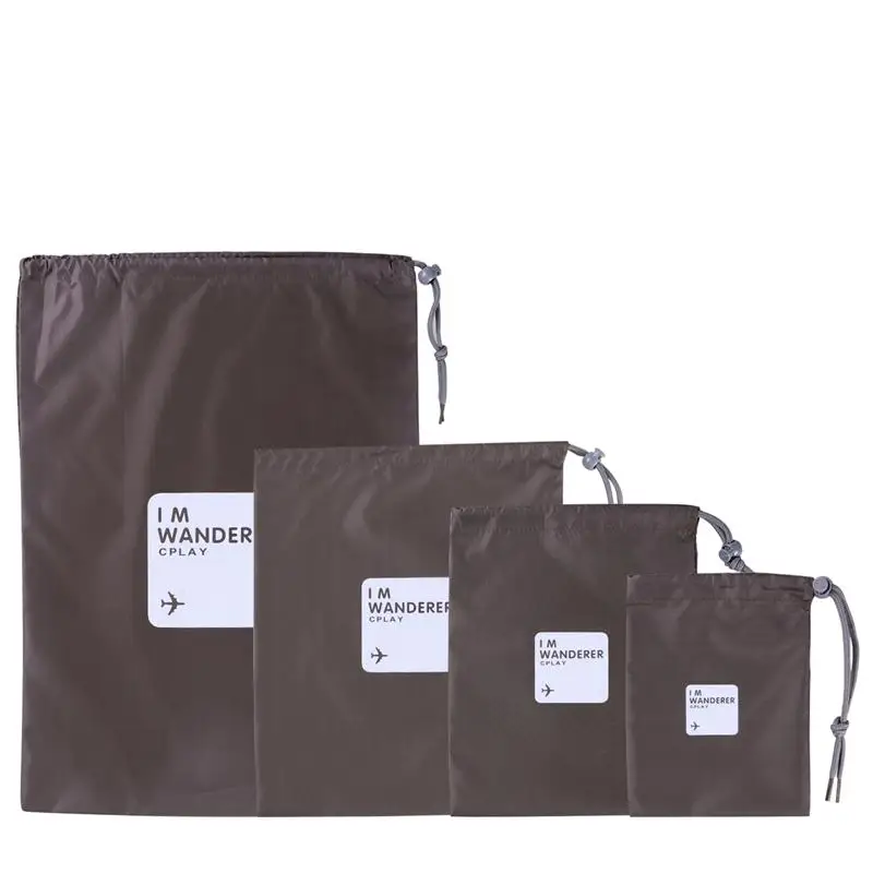 WINOMO 4 Universal Outdoor Travel Waterproof Nylon Drawstring Storage Bags Pouches Organizers in Different Sizes (Coffee)
WINOMO 4 Universal Outdoor Travel Waterproof Nylon Drawstring Storage Bags Pouches Organizers in Different Sizes (Coffee)