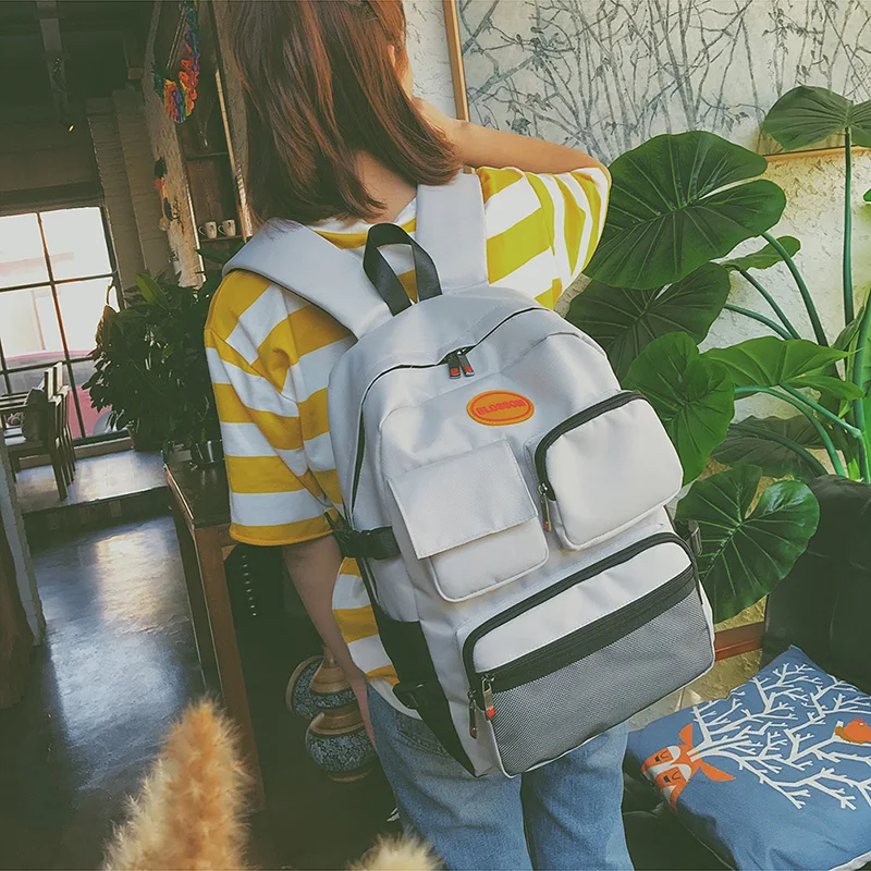 Harajuku Women's Backpack Simple Canvas Backpacks Large Capacity Travel Computer School Bags Korean Leisure Female Mochila 
Harajuku Women's Backpack Simple Canvas Backpacks Large Capacity Travel Computer School Bags Korean Leisure Female Mochila