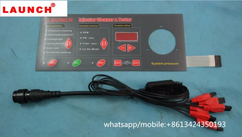 original 1pc main pulse signal cable and 1pc english panel for lanunch CNC602A injector test and cleaner keyboard
original 1pc main pulse signal cable and 1pc english panel for lanunch CNC602A injector test and cleaner keyboard
