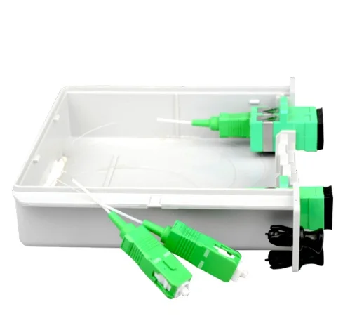 10 Pieces FTTH 1 To 2 SC UPC/SC APC SM Fiber Splitter 1X2 Single Mode for Fiber Optical Fiber Patch Cord
10 Pieces FTTH 1 To 2 SC UPC/SC APC SM Fiber Splitter 1X2 Single Mode for Fiber Optical Fiber Patch Cord
