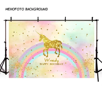 Photography Background Newborn Baby Birthday Party Unicorn Background Customized Photographic Backdrops for Photo Studio
Photography Background Newborn Baby Birthday Party Unicorn Background Customized Photographic Backdrops for Photo Studio
