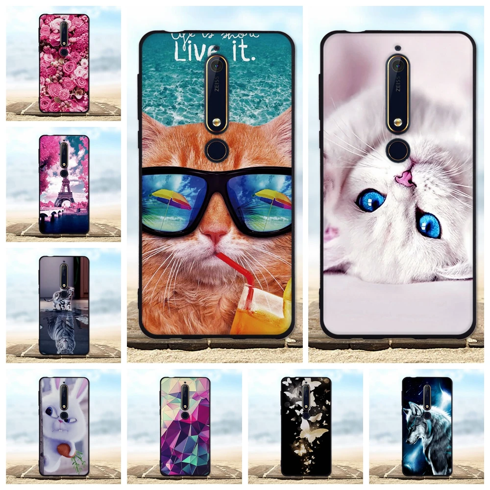 For Case Nokia 6 (2018) / Nokia 6.1 Cover 3D Pattern Cute Flower Bag Shell For Nokia 6 2018 Case Soft Silicone TPU For Nokia 6.1
For Case Nokia 6 (2018) / Nokia 6.1 Cover 3D Pattern Cute Flower Bag Shell For Nokia 6 2018 Case Soft Silicone TPU For Nokia 6.1