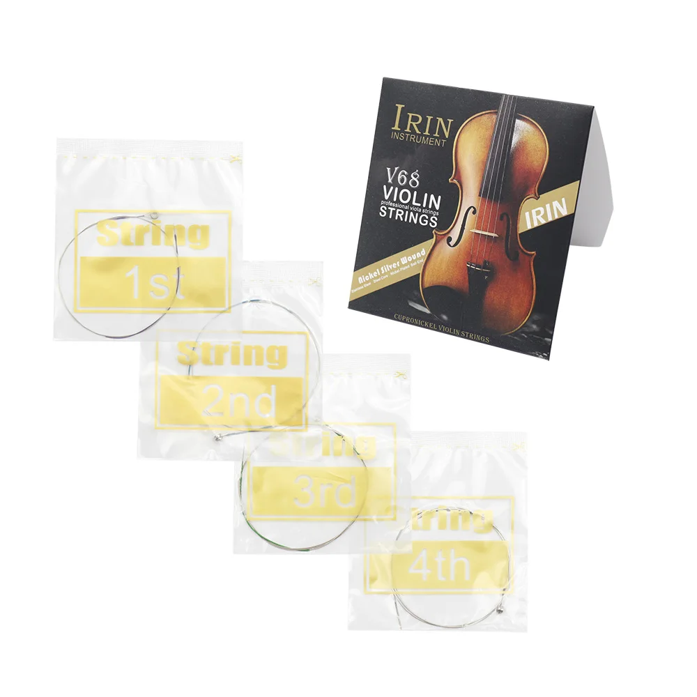 Universal Full Set Violin Fiddle String Strings Steel Core Nickel-silver Wound Nickel-plated Ball End for 4/4 3/4 1/2 1/4 Violin
Universal Full Set Violin Fiddle String Strings Steel Core Nickel-silver Wound Nickel-plated Ball End for 4/4 3/4 1/2 1/4 Violin