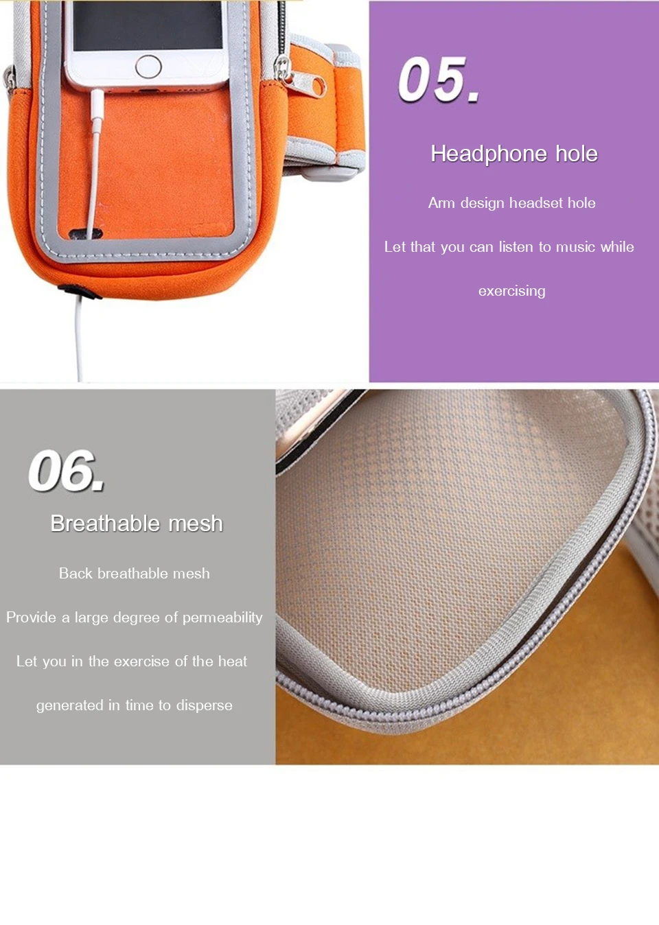 Funda deportiva Universal para teléfono móvil, resistente al agua, para correr, para iPhone 6 HTB1RDJsdwoQMeJjy1Xaq6ASsFXa1