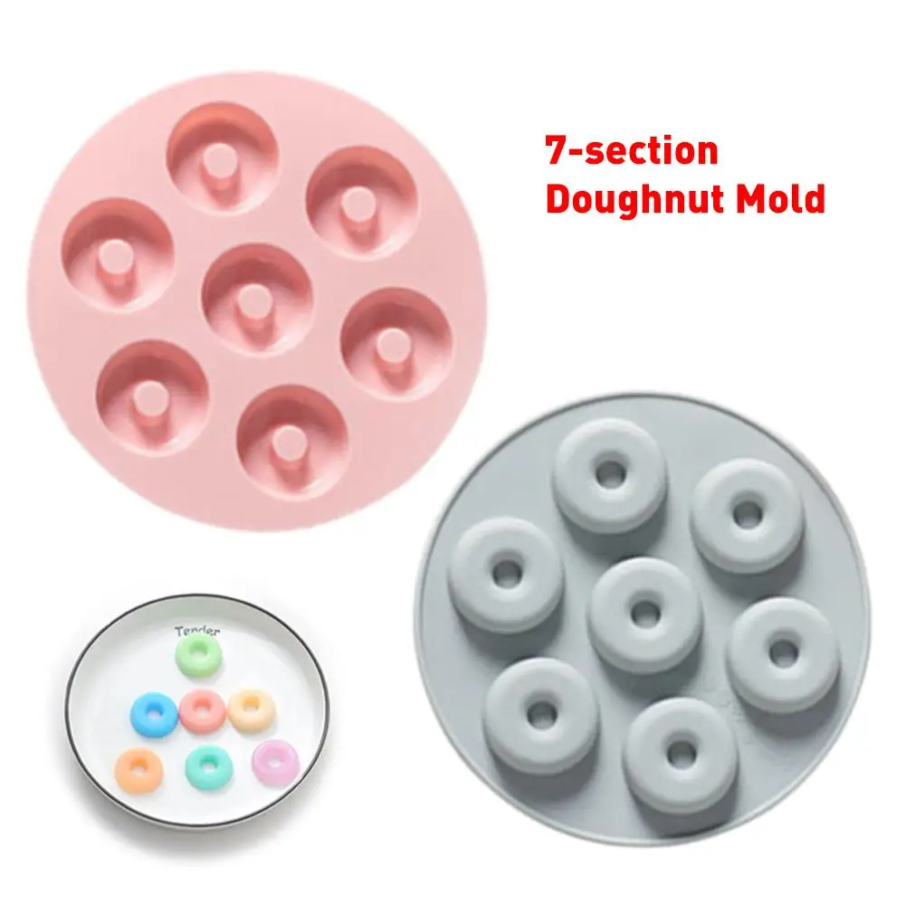 7 Grid Donut Mold Oven Accessories Silicone Cake DIY Maker Dessert Biscuit Candy Mould High Temperature Non-stick Baking Tool
7 Grid Donut Mold Oven Accessories Silicone Cake DIY Maker Dessert Biscuit Candy Mould High Temperature Non-stick Baking Tool
