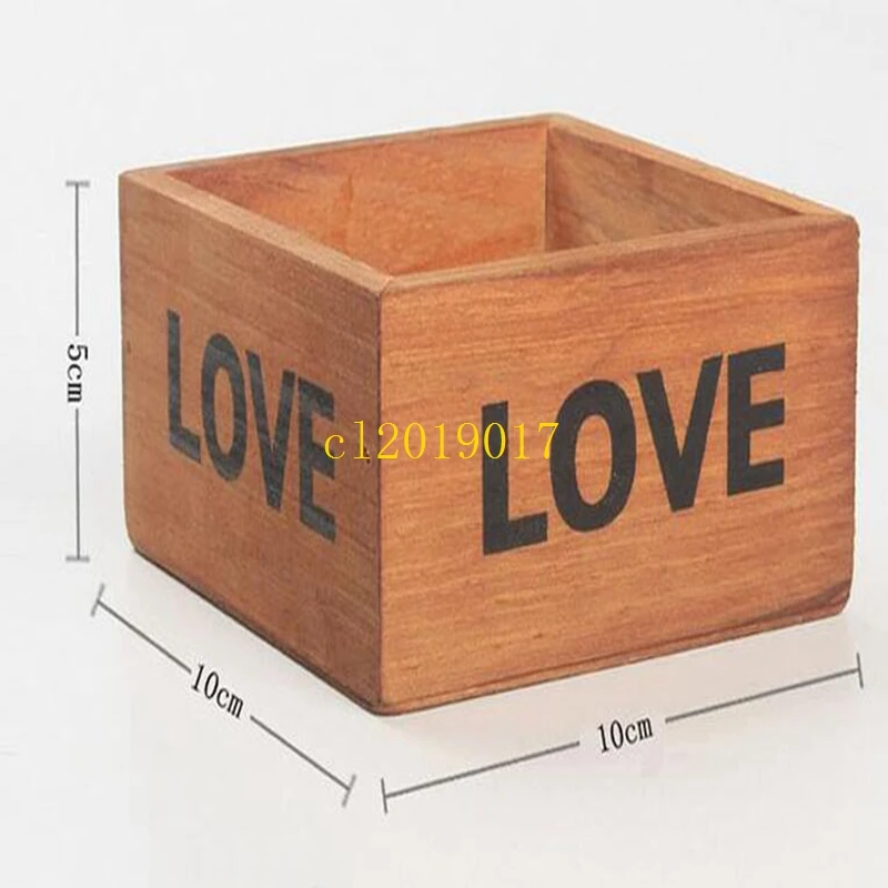 100pcs Rustic Natural Wooden LOVE Letter Succulent Plant Flower Bed Pot Box Home Garden Planter Free Shipping #12
100pcs Rustic Natural Wooden LOVE Letter Succulent Plant Flower Bed Pot Box Home Garden Planter Free Shipping #12