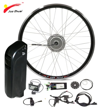 

Ebike Battery 48V 250W 350W 500W Electric Bicycle Kit with SAMAUNG Kettle Battery Front 26" Powerful Electric Bike Wheel