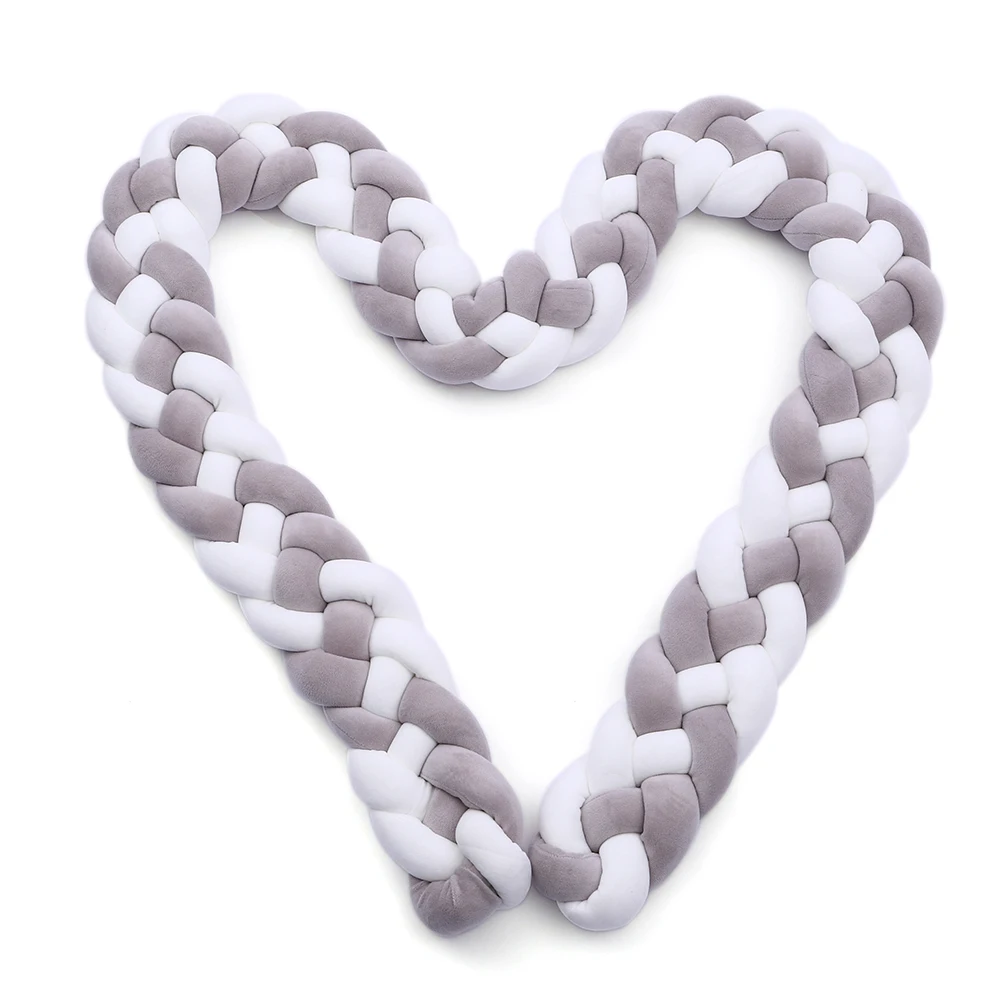 soft knot crib bumper