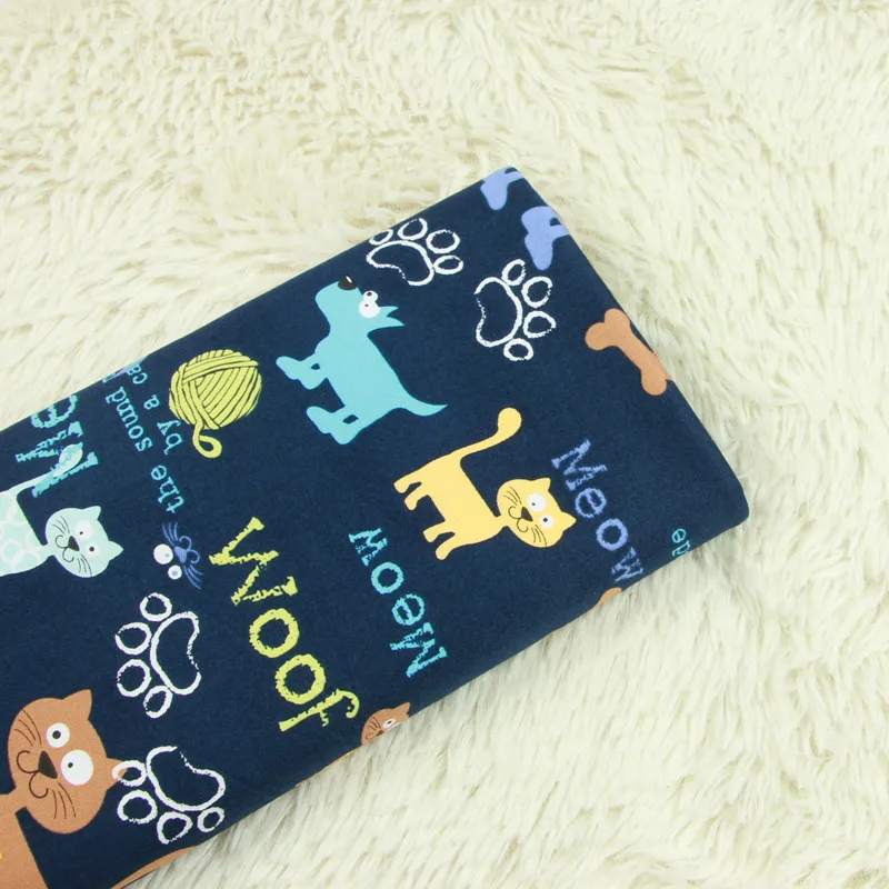 half meter 100% cotton elastic fabric with cartoon dog print handmade DIY garment material T588
half meter 100% cotton elastic fabric with cartoon dog print handmade DIY garment material T588