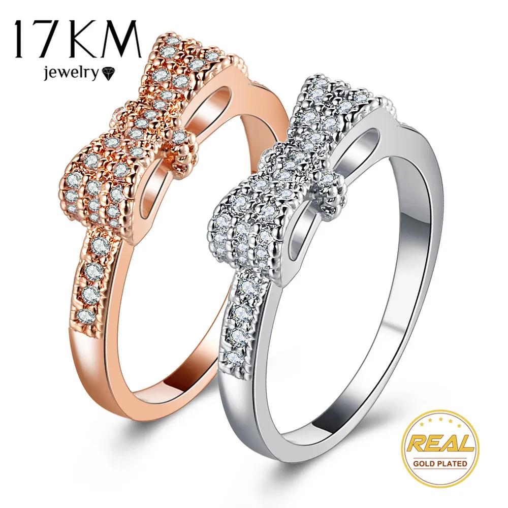 17KM Geometric Bowknot Rings For Women Fashion Crystal Cubic Zircon Ring Engagement Party Wedding Jewelry Valentine's Gift
17KM Geometric Bowknot Rings For Women Fashion Crystal Cubic Zircon Ring Engagement Party Wedding Jewelry Valentine's Gift