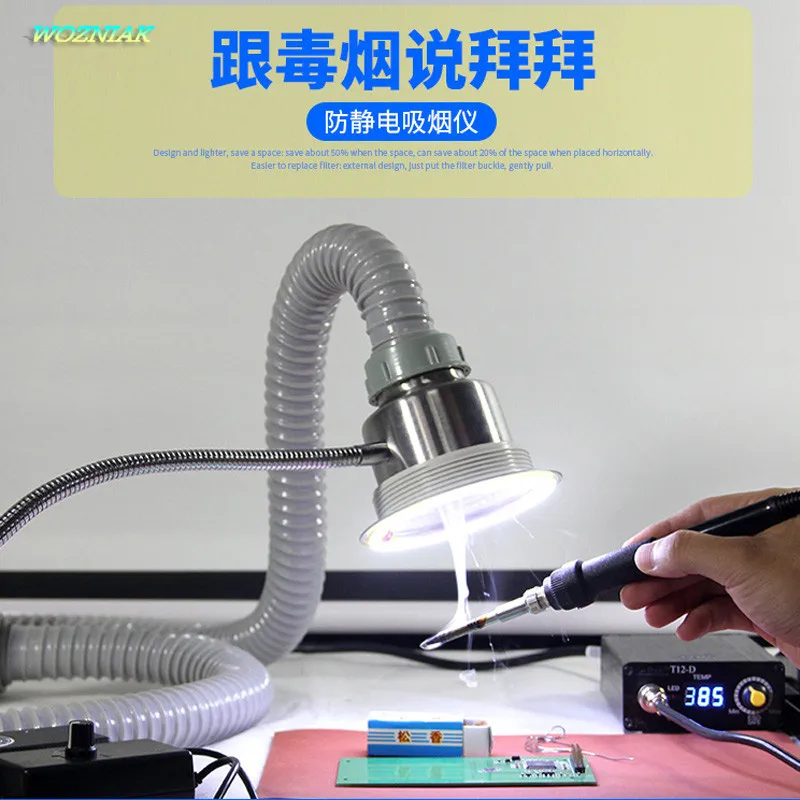 Wozniak Mobile Phone Maintenance Smoking Instrument Dual Use of Smoking and Lighting Electric Iron Welding Fume Extractor Tool
Wozniak Mobile Phone Maintenance Smoking Instrument Dual Use of Smoking and Lighting Electric Iron Welding Fume Extractor Tool