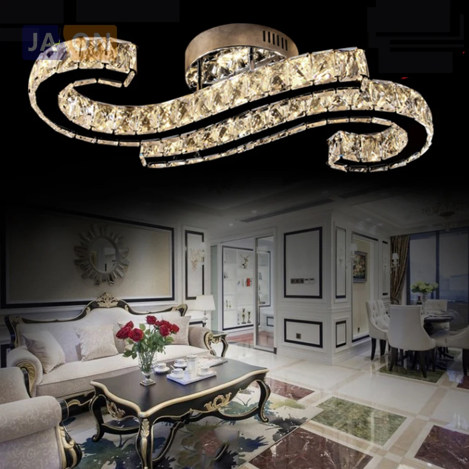 LED Nordic Stainless Steel Crystal Aluminum LED Lamp.LED Light.Ceiling Lights.LED Ceiling Light.Ceiling Lamp For Bedroom
LED Nordic Stainless Steel Crystal Aluminum LED Lamp.LED Light.Ceiling Lights.LED Ceiling Light.Ceiling Lamp For Bedroom