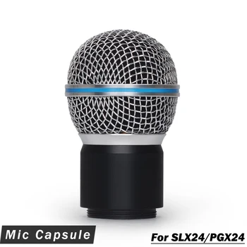 Microphone Core and Grille With Capsule Replacement Ball Head Mesh for SLX24 PGX24 Wireless System BETA58A Handheld Transmitter
Microphone Core and Grille With Capsule Replacement Ball Head Mesh for SLX24 PGX24 Wireless System BETA58A Handheld Transmitter