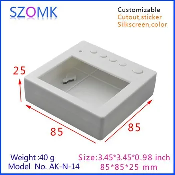 hot selling abs electronics enclosure box for LCD (1 pcs) 85*85*25mm abs project box box plastic electronic, plastic enclosure
hot selling abs electronics enclosure box for LCD (1 pcs) 85*85*25mm abs project box box plastic electronic, plastic enclosure