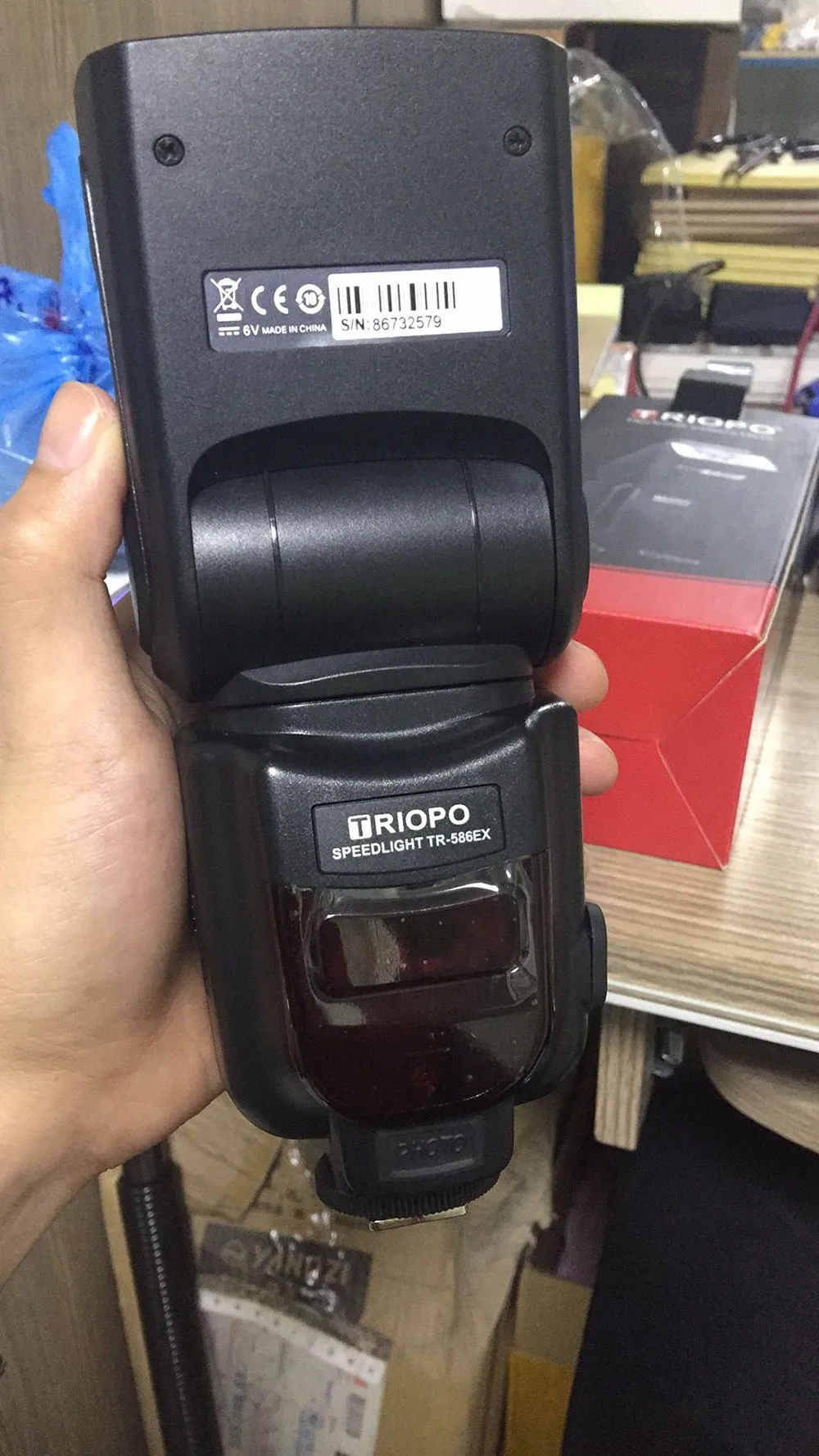 TRIOPO TR-586EX Wireless Flash Mode TTL Speedlite Speedlight For Nikon D750 D800 D600 D700 D610 D7100 D7000 For Canon Camera
