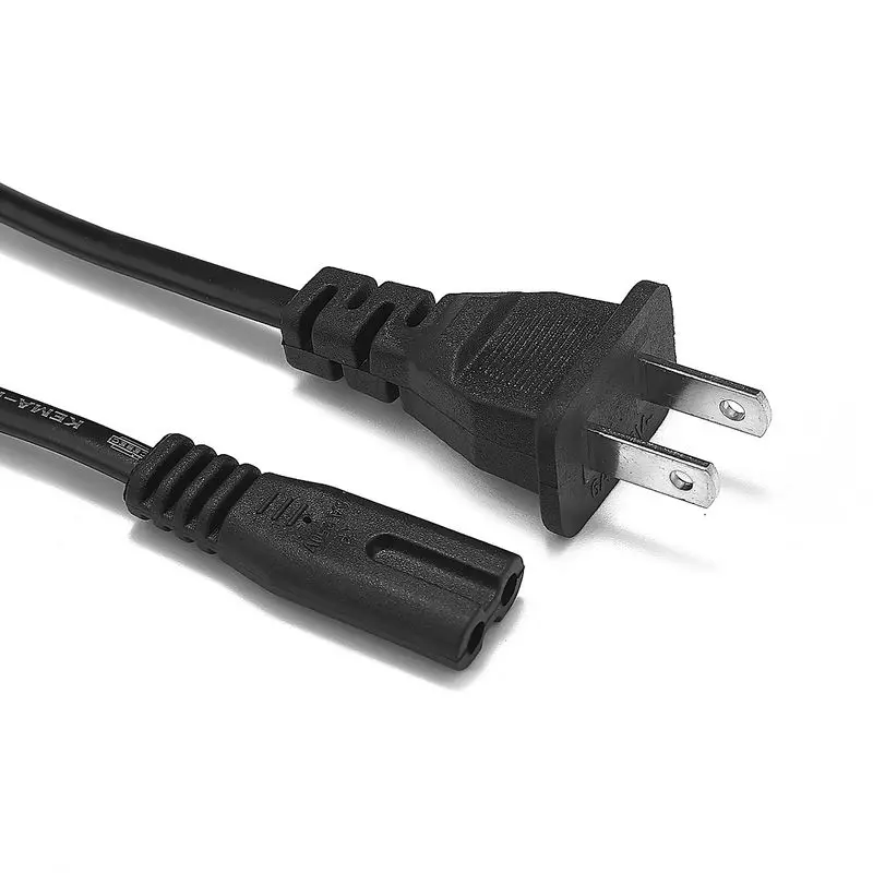 

US Japan IEC C7 Power Cable EU Euro AU UK Figure 8 Power Extension Cord For Battery Charger Portable Radio Sony PSP 3 4 Printer