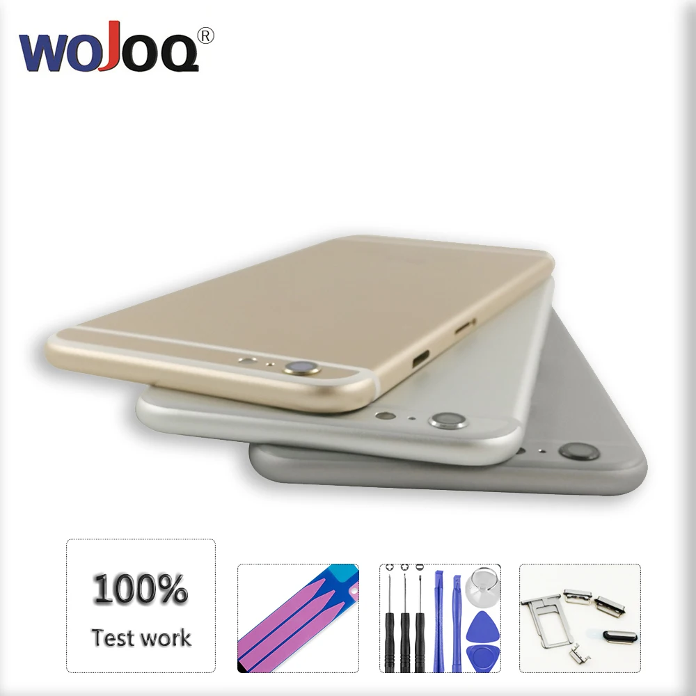 WOJOQ Battery Back Cover For iPhone 6 6s Plus Rear Door Housing Case Middle Frame Replacement For iphone6 Back Housing & IMEI
WOJOQ Battery Back Cover For iPhone 6 6s Plus Rear Door Housing Case Middle Frame Replacement For iphone6 Back Housing & IMEI