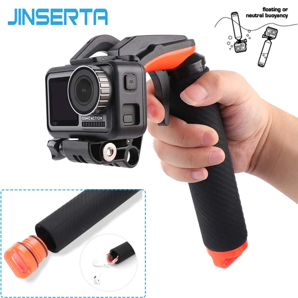 JINSERTA 2in1 Hand-held Trigger Buoyancy Rod Floating Buoyancy Selfie Stick Accessory for OSMO ACTION Camera Accessories
JINSERTA 2in1 Hand-held Trigger Buoyancy Rod Floating Buoyancy Selfie Stick Accessory for OSMO ACTION Camera Accessories